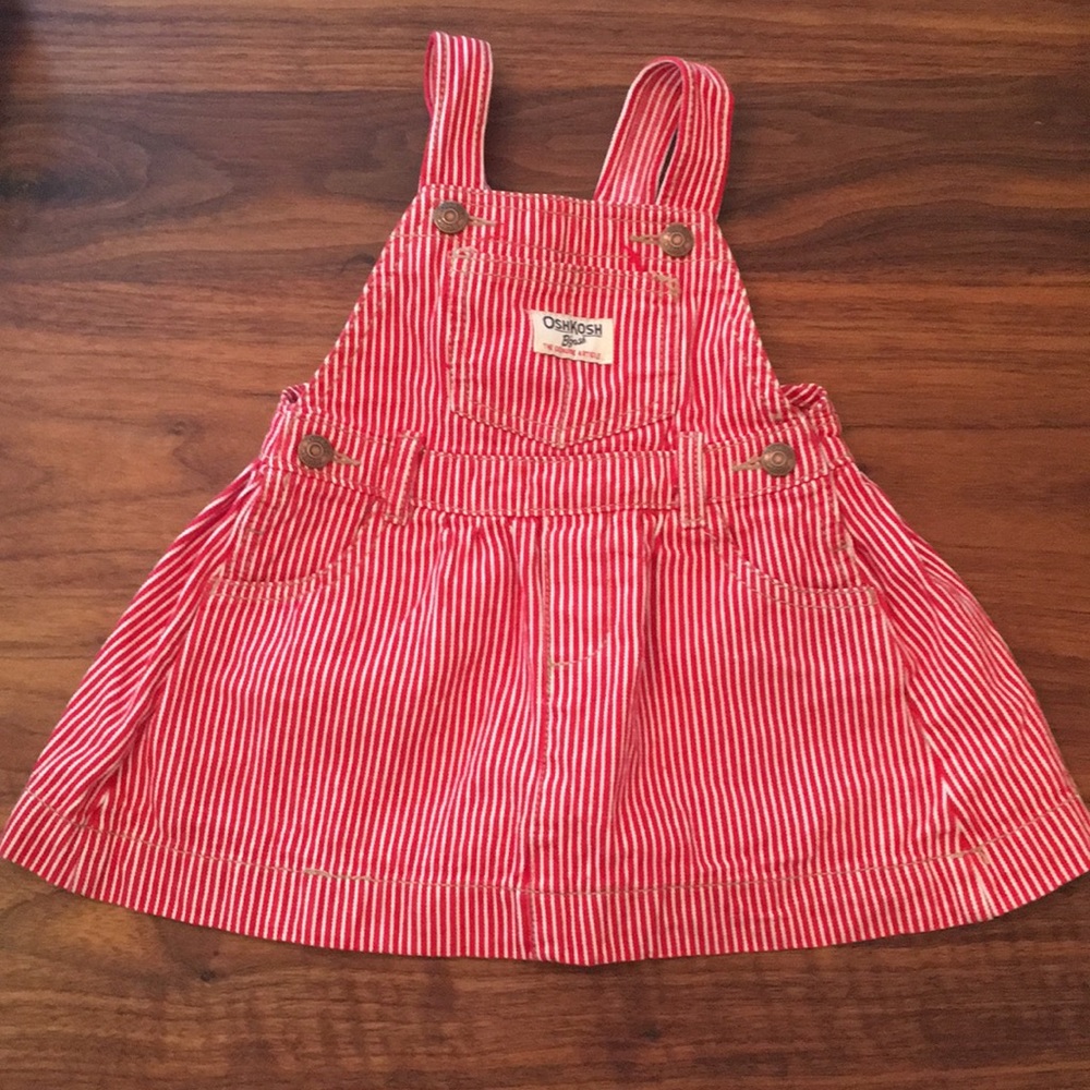 OshKosh red and white striped jumper!